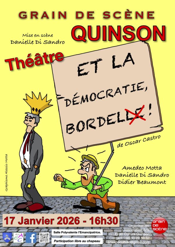 Affiche théatre Quinson